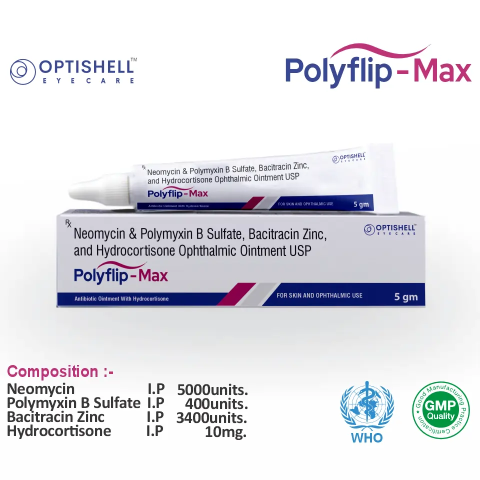 Neomycin + Polymyxin B + Bacitracin + Hydrocortisone Eye Ointment PCD Franchise